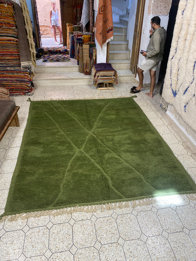 Authentic Berber Carpet from the Middle Atlas Mountains - CR612
