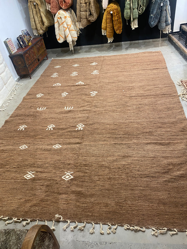 Contemporary Berber Art:  flat woven  from Middle Atlas Tribe - CR615